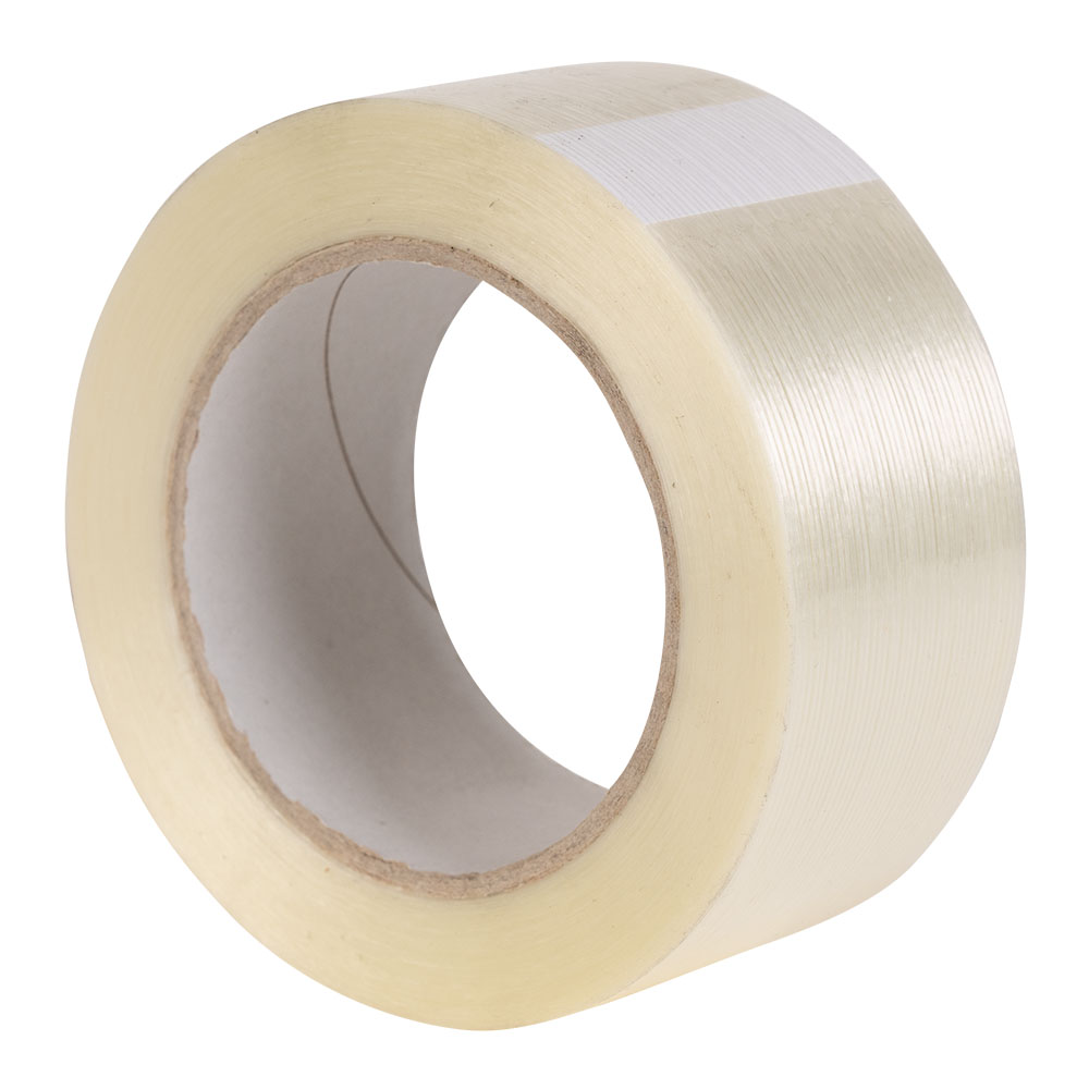 50mm x 50m MONO FILAMENT TAPE Strong Reinforced Adhesive Parcel Wrap 