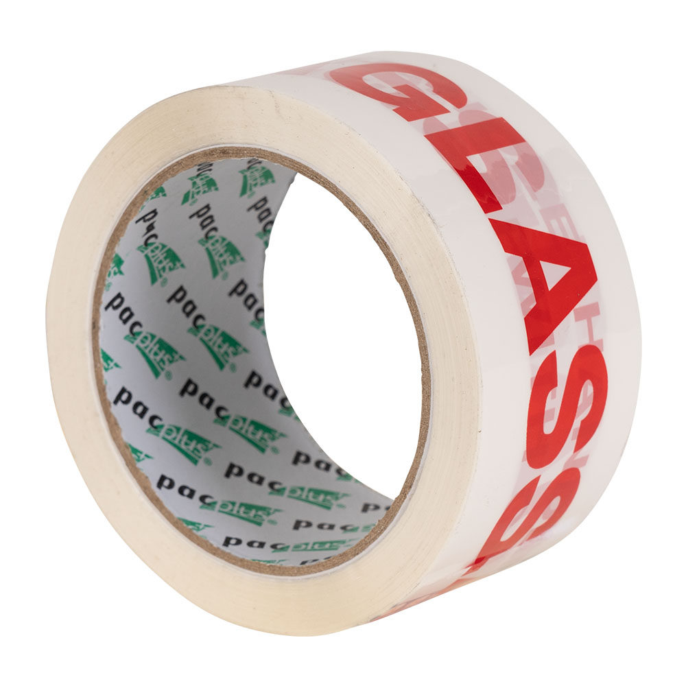 Glass Handle With Care Printed Tape