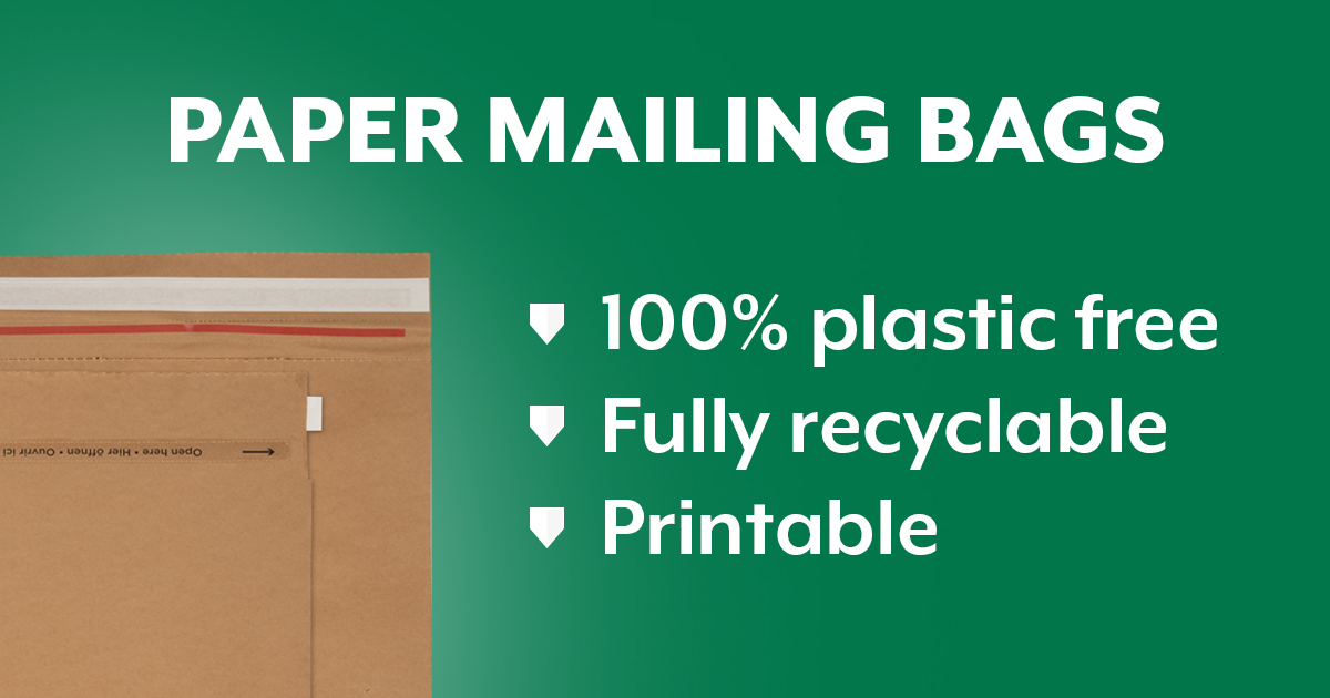Eco-friendly paper mailing bags