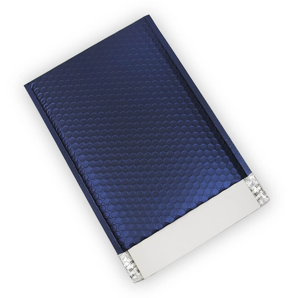 Oxford Blue Metallic Padded Mailers