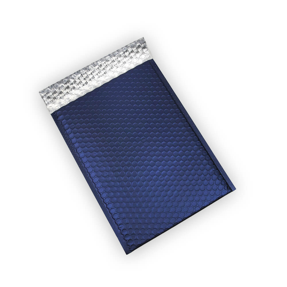 Oxford Blue Metallic Padded Mailers