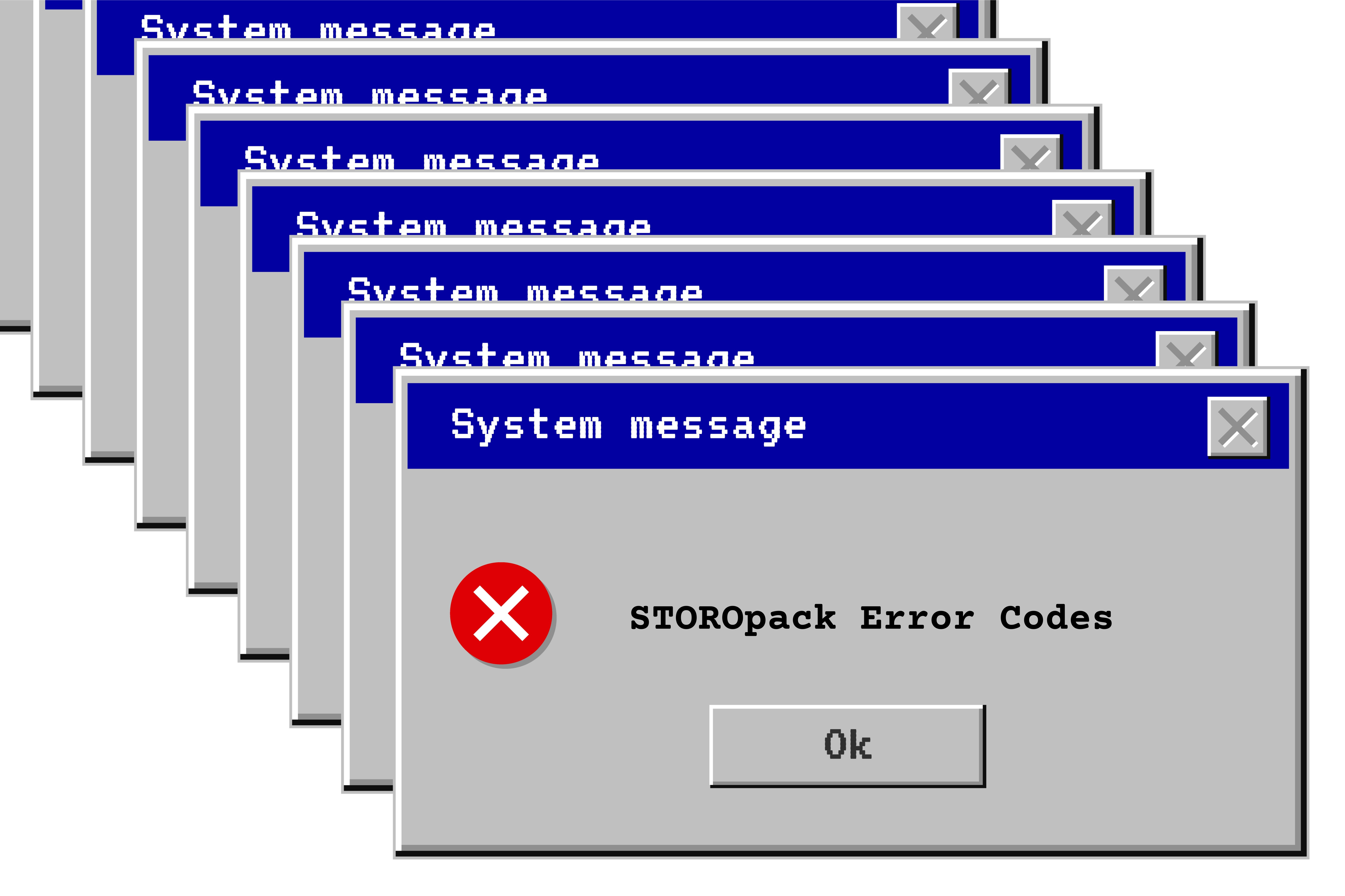 Storopack Error codes