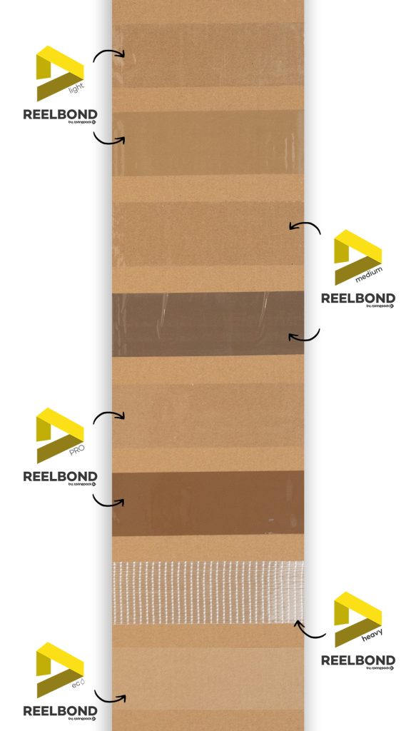 reelbond range on cardboard