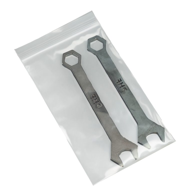 GRIP SEAL POLYTHENE BAG 300G WT 20 30% RECYCLED 5X8" 125X200M (1000 PACK)